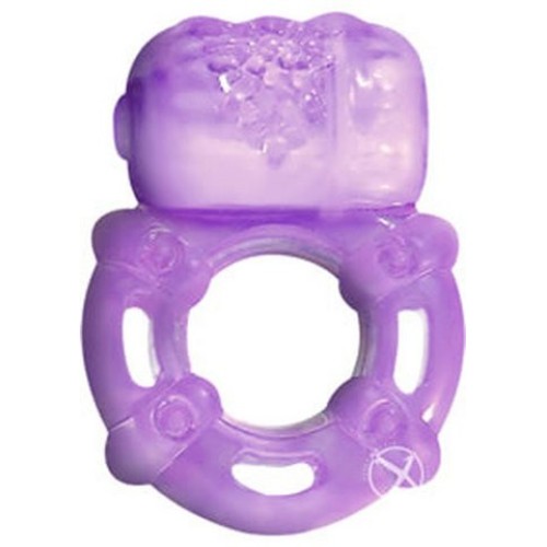 Super Stud Orgasmix Ring Pleasure Ring 3 Speed Purple