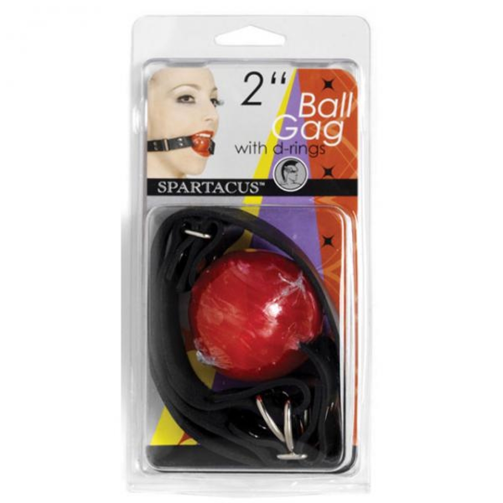 Ball Gag Red Rubber Ball - Ball Gags