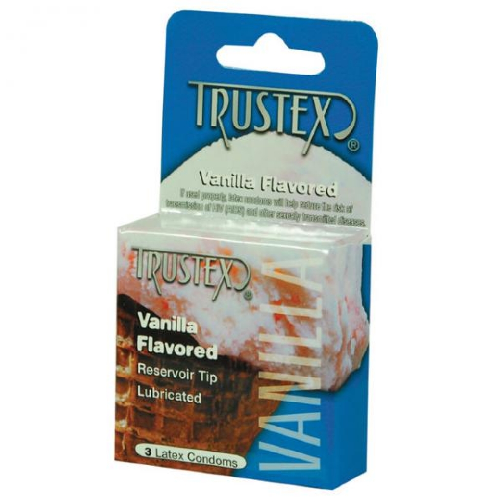 Trustex Flavored Condoms (vanilla/3 Pack) - Condoms