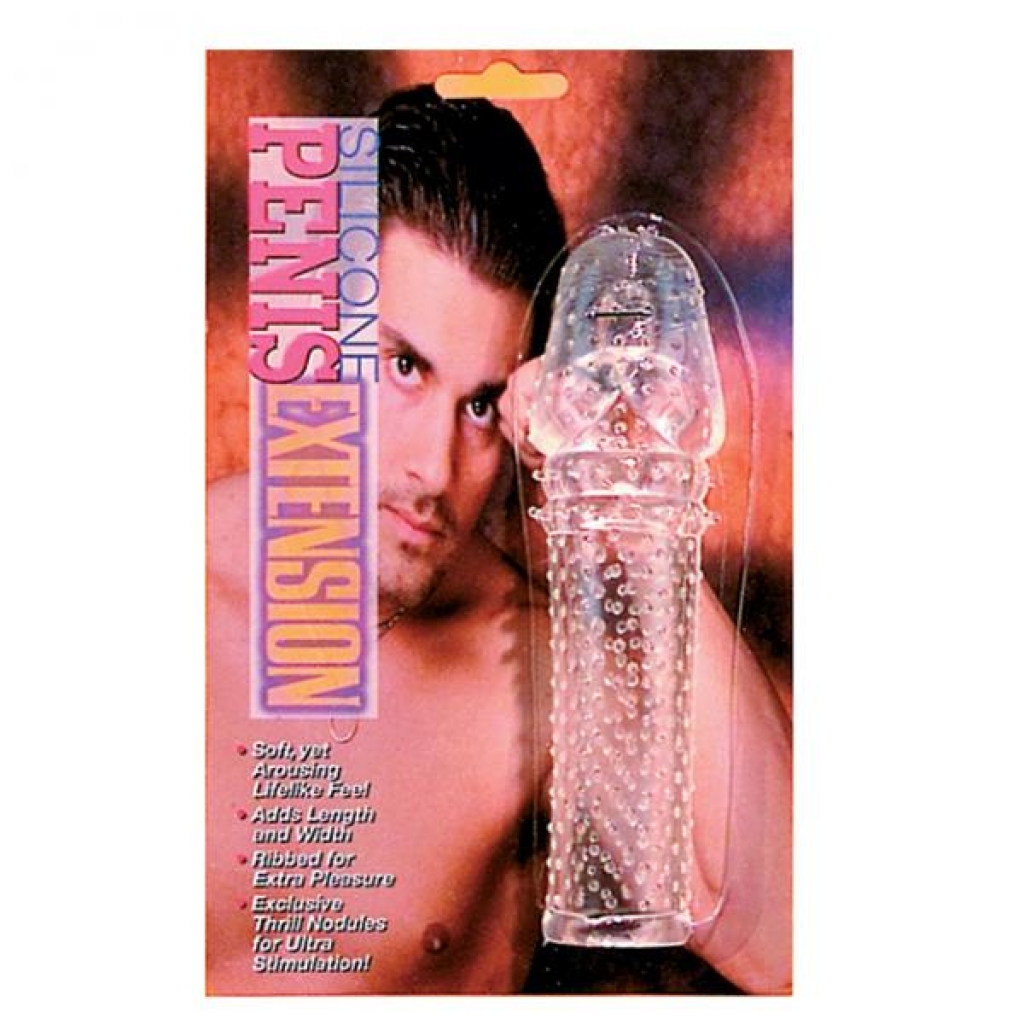 Silicone Penis Extension Clear - Penis Extensions