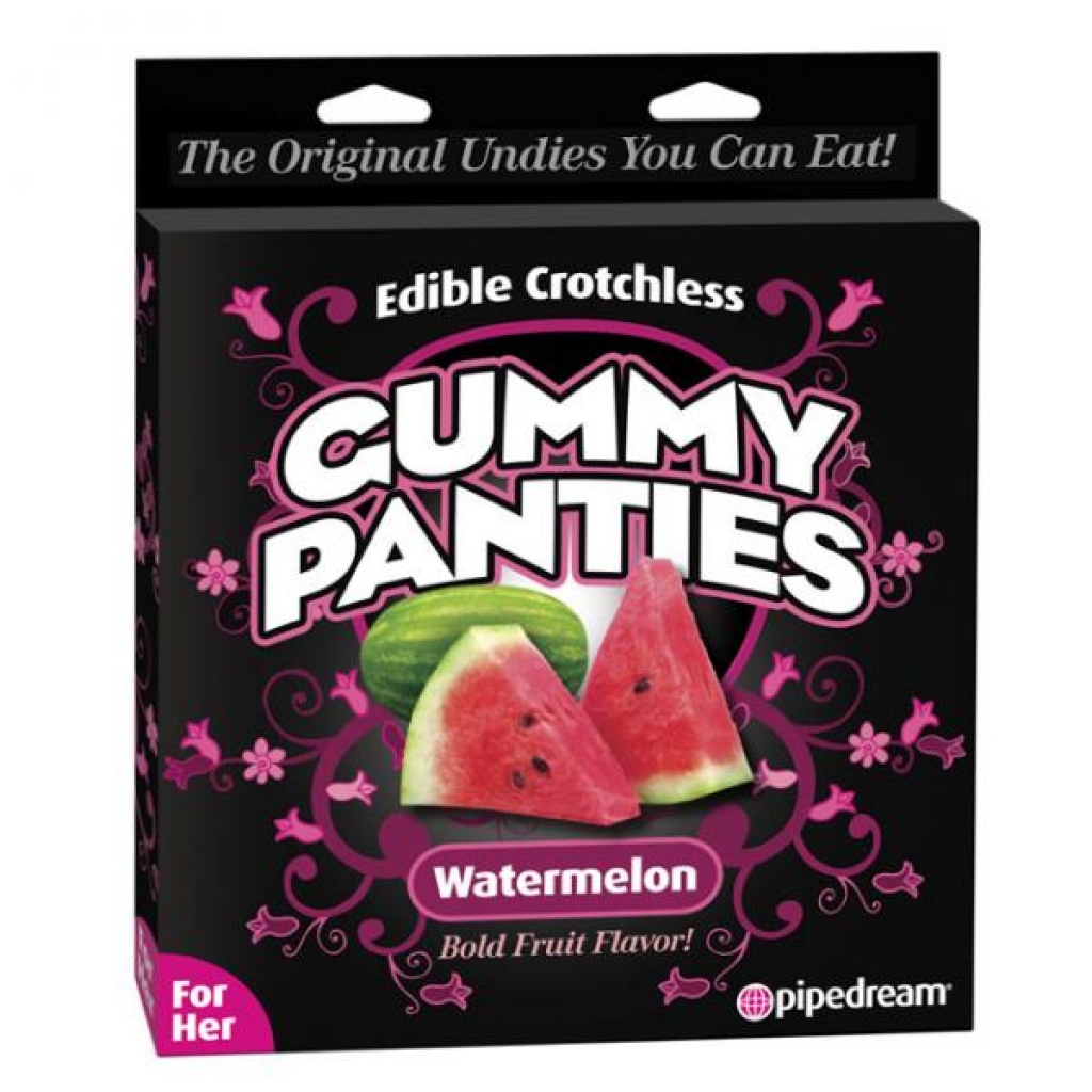 Edible Crotchless Gummy Panties Watermelon - Adult Candy and Erotic Foods