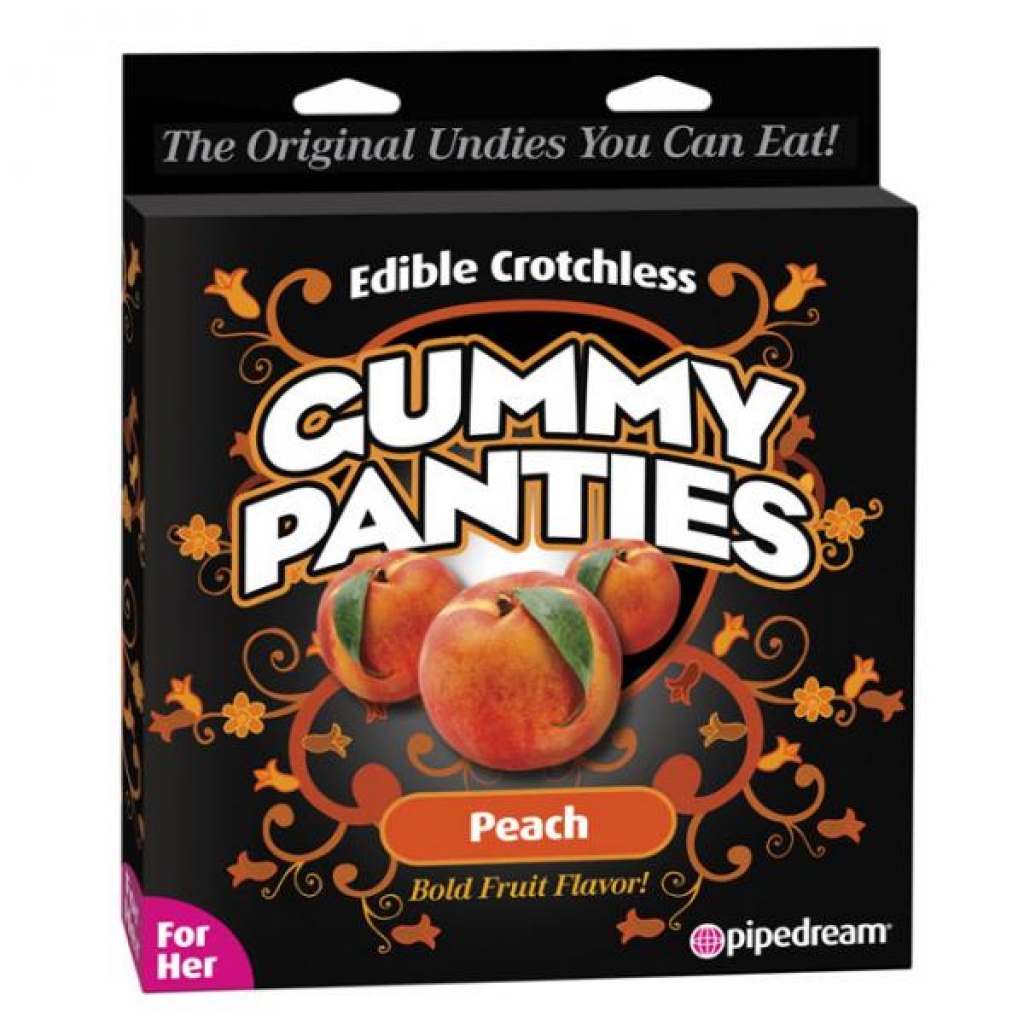 Edible Crotchless Gummy Panties Peach - Adult Candy and Erotic Foods