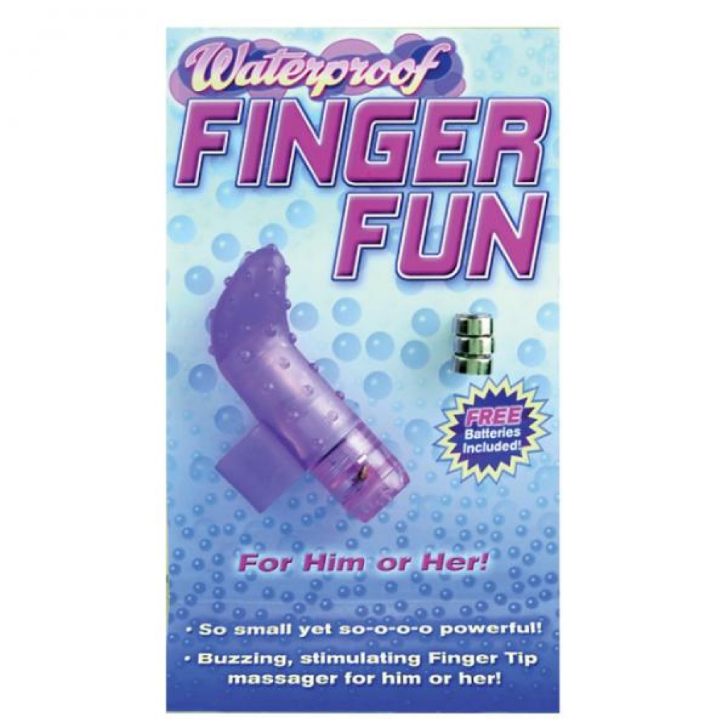 Waterproof Finger Fun Purple - Finger Vibrators
