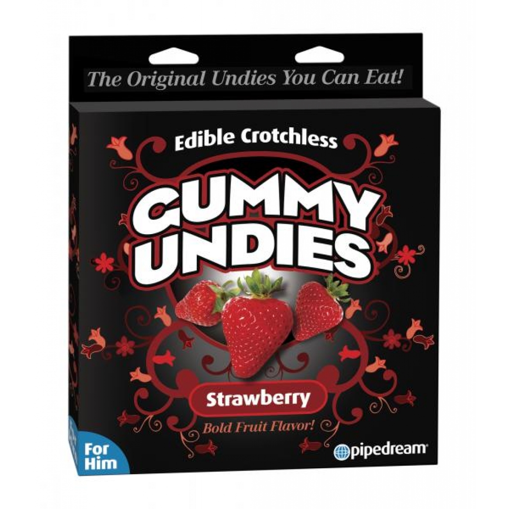 Edible Male Gummy Undies Strawberry - Adult Candy and Erotic Foods