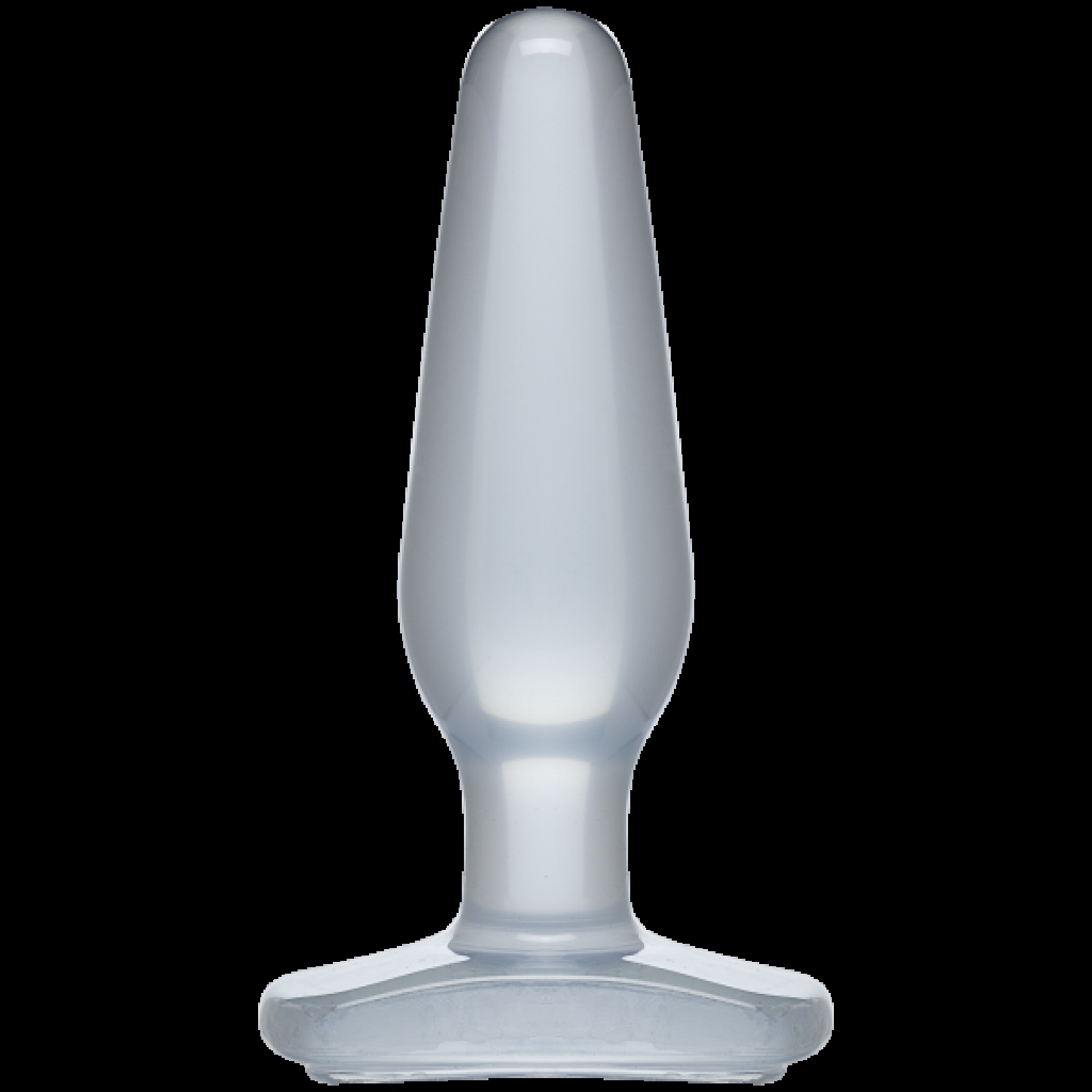 Crystal Jellies Butt Plug Clear Medium - Anal Plugs