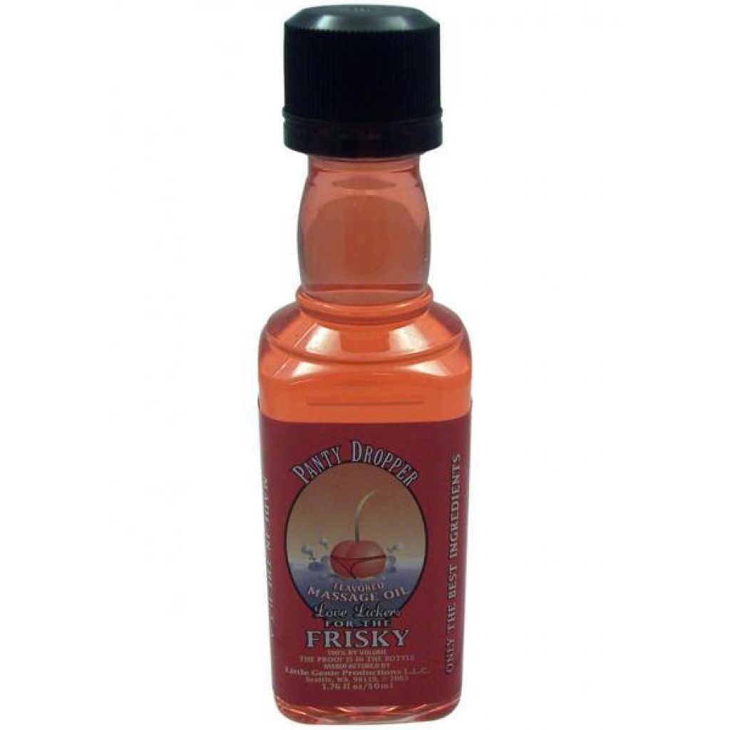 Love Lickers Flavored Warming Oil - Panty Dropper 1.76oz - Sensual Massage Oils & Lotions