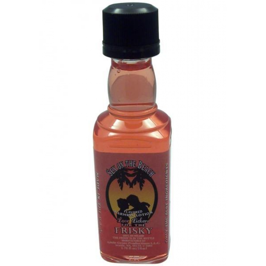 Love Lickers Flavored Warming Oil - Sex On The Beach 1.76oz - Sensual Massage Oils & Lotions