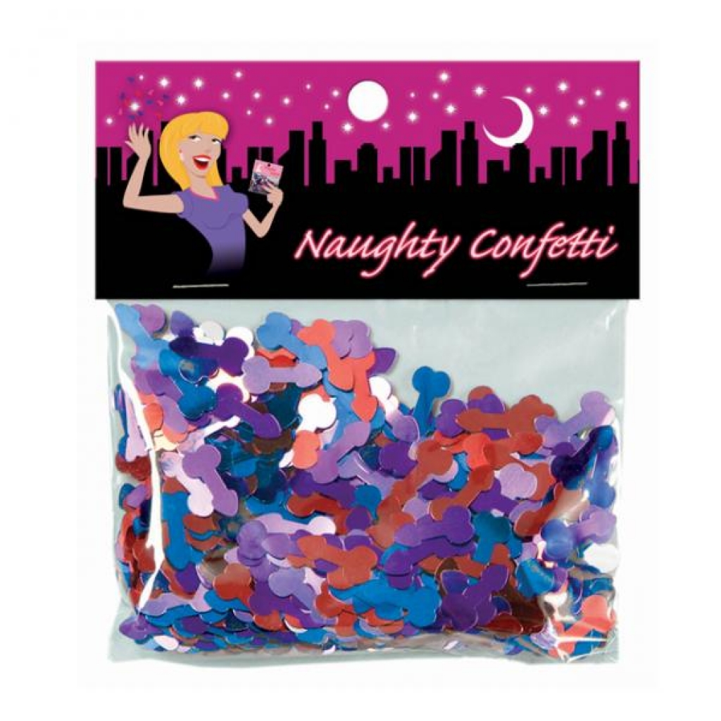 Naughty Confetti Penis Assorted Colors - Serving Ware
