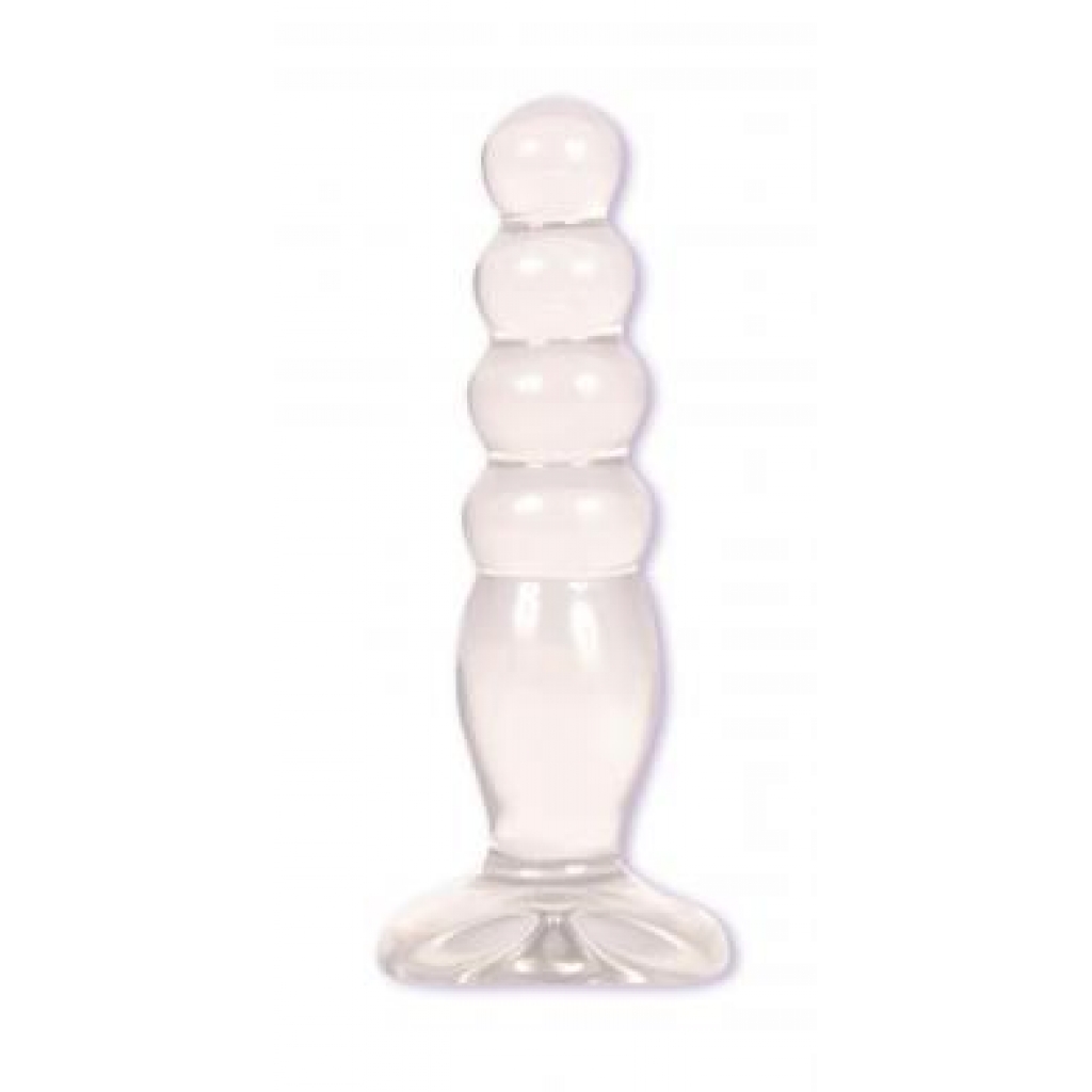 Crystal Jellies Anal Delight 5 inches Clear - Anal Plugs