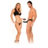 Fetish Fantasy For Him Or Her Vibrating Hollow Strap-on Black - Hollow Strap-ons