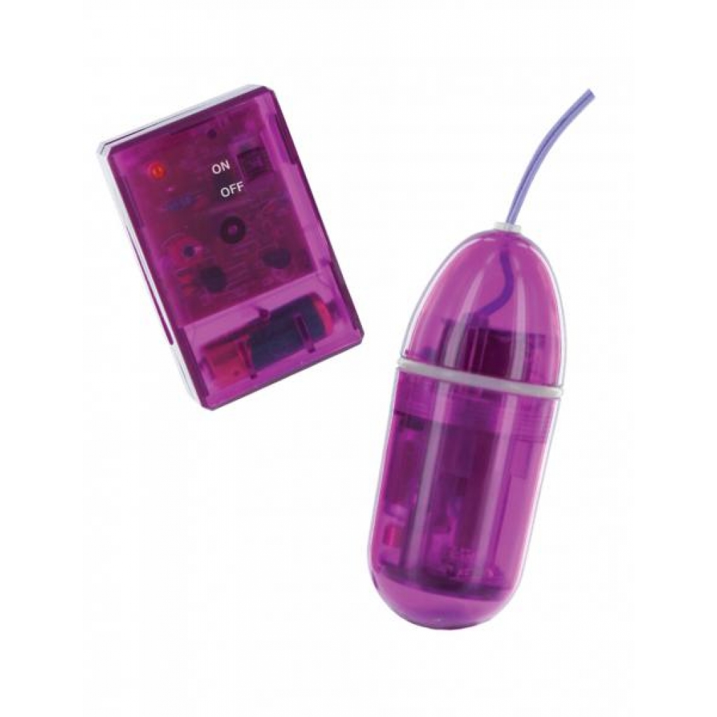 Remote Control Waterproof Bullet 3.25 Inch - Purple - Bullet Vibrators