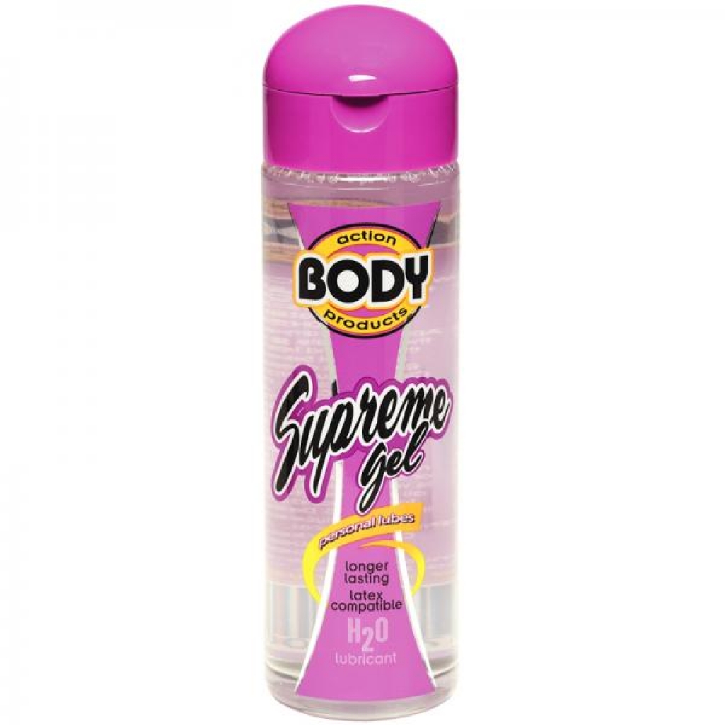 Body Action Supreme Water Based Gel Lubricant 2.3 Fl Oz - Lubricants