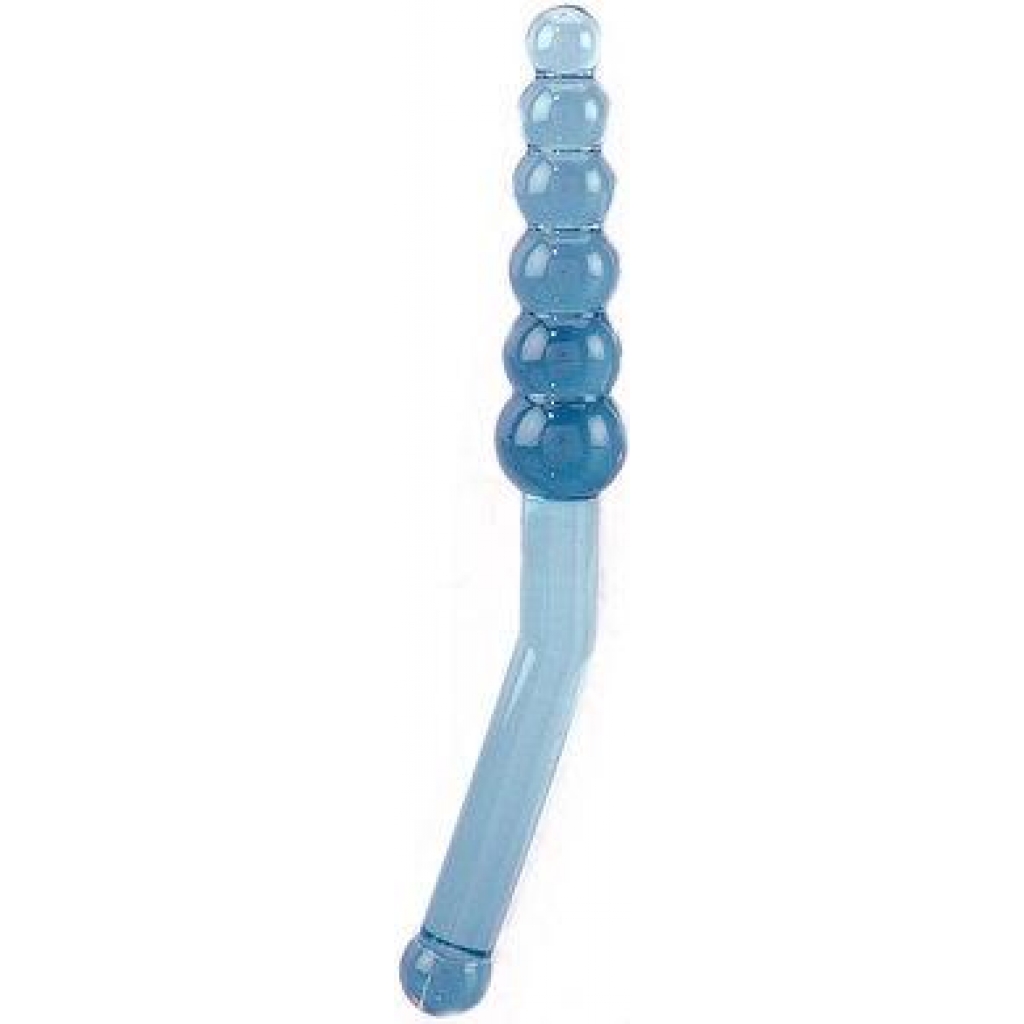 Jelly Fun Flex Anal Wand Blue - Anal Beads