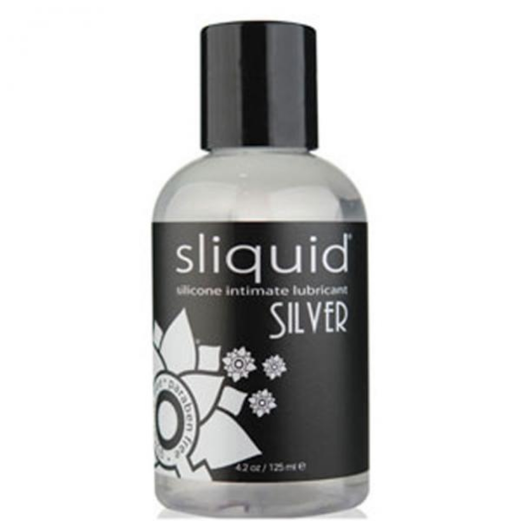 Sliquid Naturals Silver Silicone Lubricant 4.2oz - Lubricants