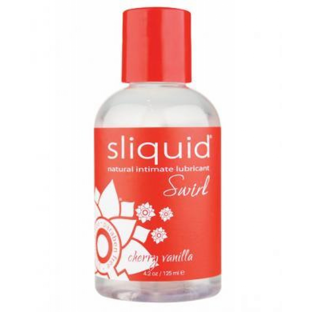 Sliquid Swirl Cherry Vanilla Flavored Lubricant 4.2oz - Lubricants