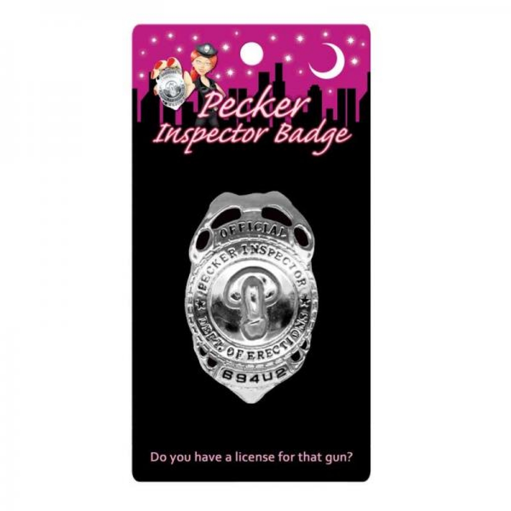 Official Pecker Inspector Badge - Party Wear