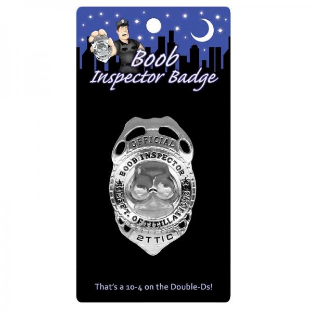 Official Boob Inspector Badge - Party Wear