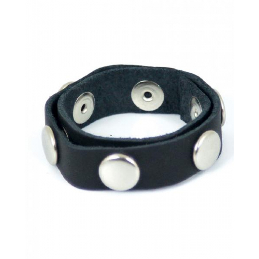 Spartacus Six Speeds Leather Cock Ring - Mens Cock & Ball Gear