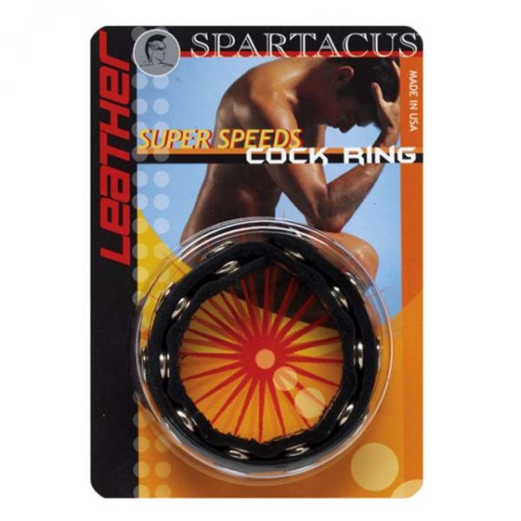 Spartacus Leather Super Speeds Cock Ring - Adjustable & Versatile Penis Rings