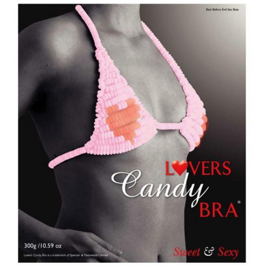 Lover's Candy Bra Heart Red, Pink - Adult Candy and Erotic Foods