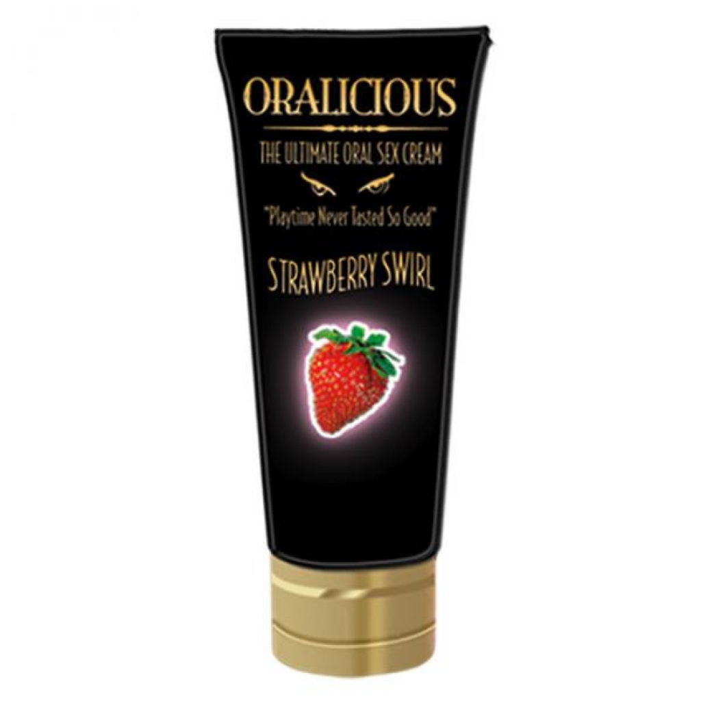 Oralicious Oral Sex Cream Strawberry 2oz - Oral Sex