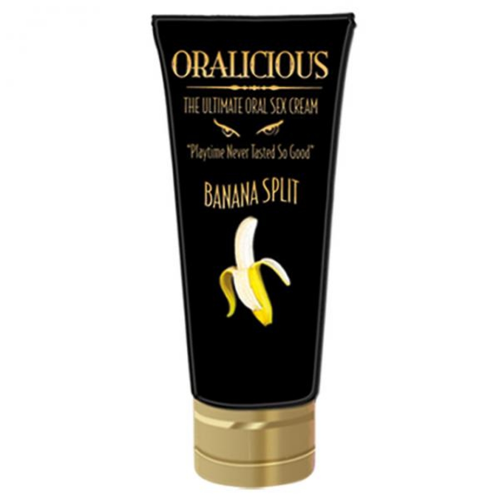 Oralicious Ultimate Oral Sex Cream 2oz Banana Split - Oral Sex