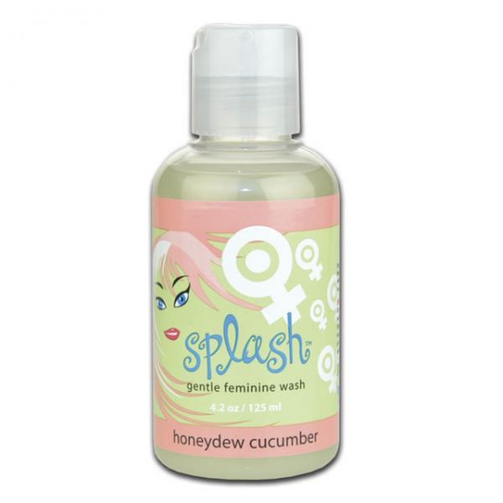 Sliquid Splash Feminine Wash Honeydew Cucumber 4.2oz - Shaving & Intimate Care
