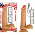 All American Whoppers 8 inches Vibrating Dong Balls Beige - Realistic