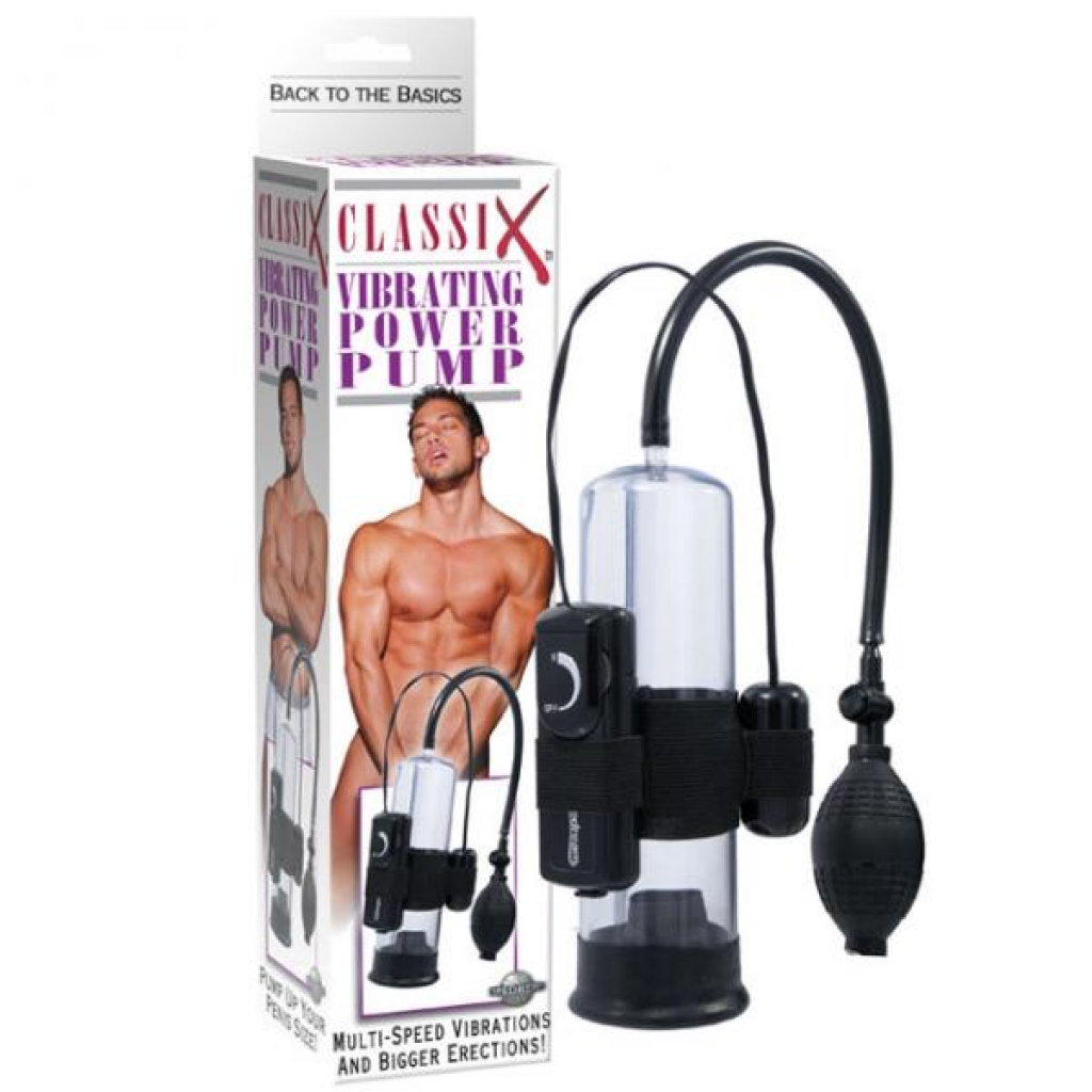Classix Vibrating Pump - Penis Pumps