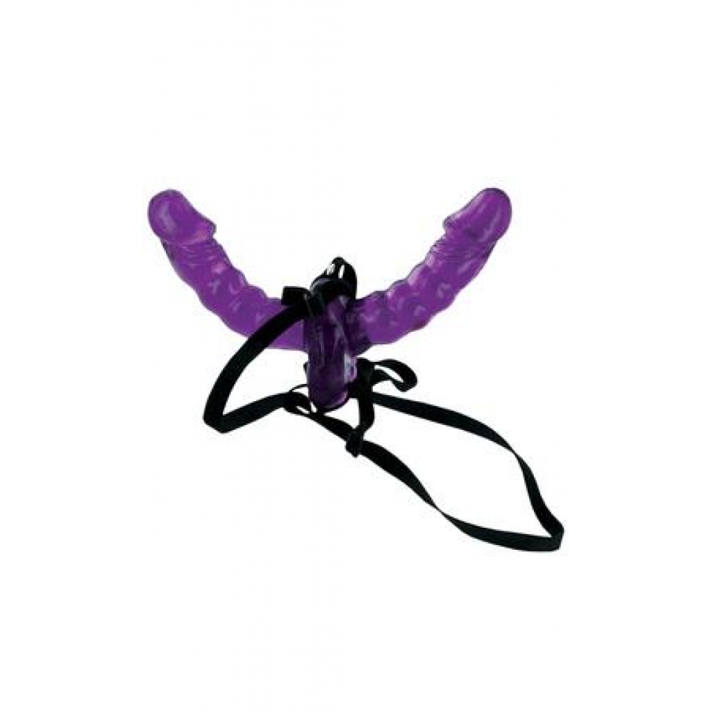 Fetish Fantasy Double Delight Strap On Purple - Harness & Dong Sets