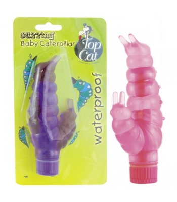 Buzzing Baby Caterpillar Waterproof Vibrator (pink) - Rabbit Vibrators