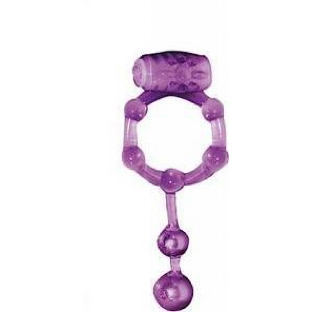 Vibrating Erection Keeper (purple) - Couples Vibrating Penis Rings