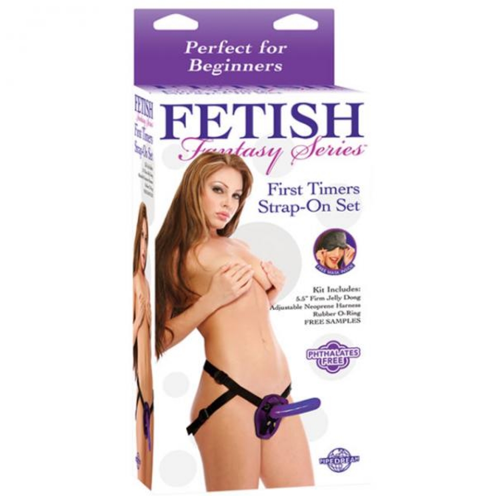 Fetish Fantasy First Timers Strap-on Set Purple - Harness & Dong Sets