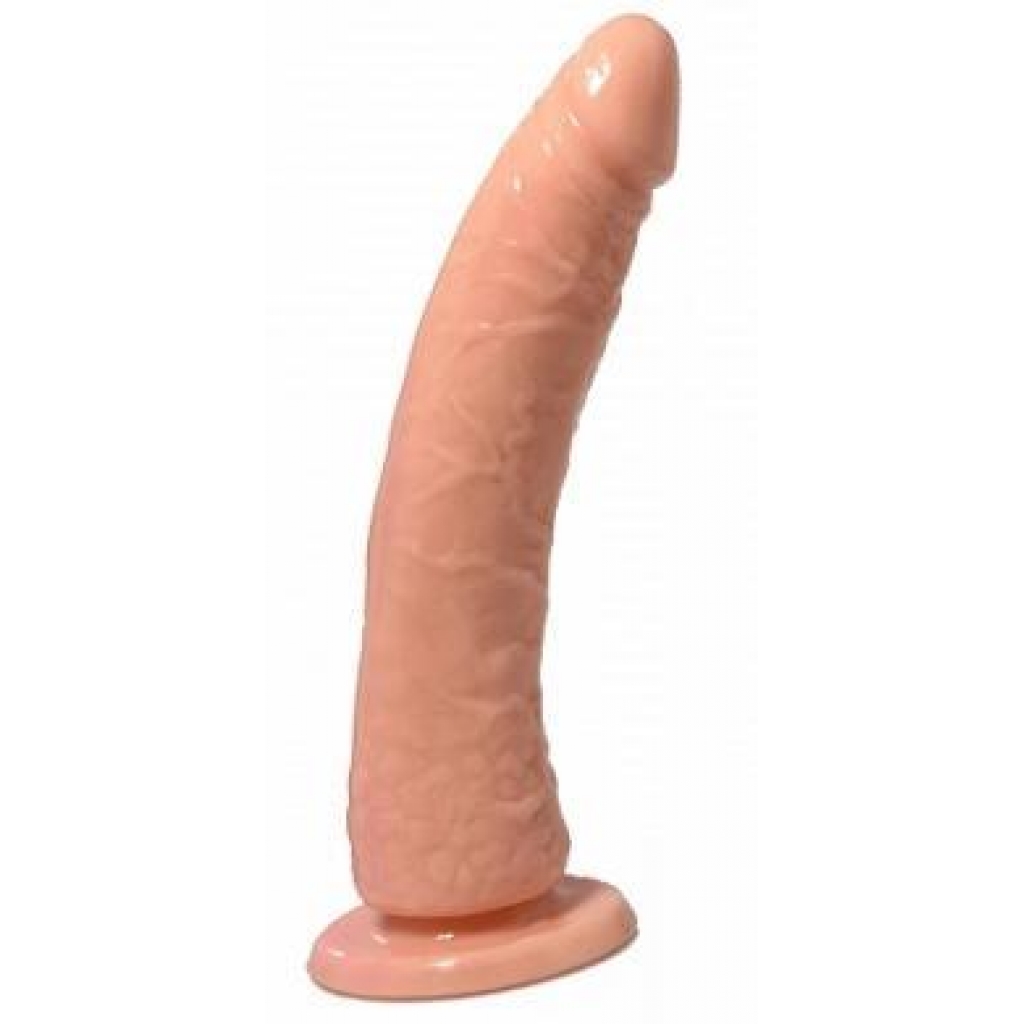 Basix Dong Slim 7 With Suction Cup 7 Inch - Realistic Dildos & Dongs