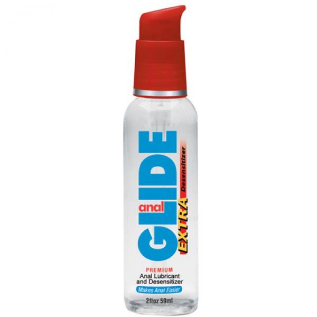 Body Action Anal Glide Extra 2 Fl Oz Water Based Desensitizing Lubricant - Anal Lubricants