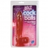 Jelly Jewels C*ck And Balls With Suction Cup 8 Inch Ruby - Realistic Dildos & Dongs