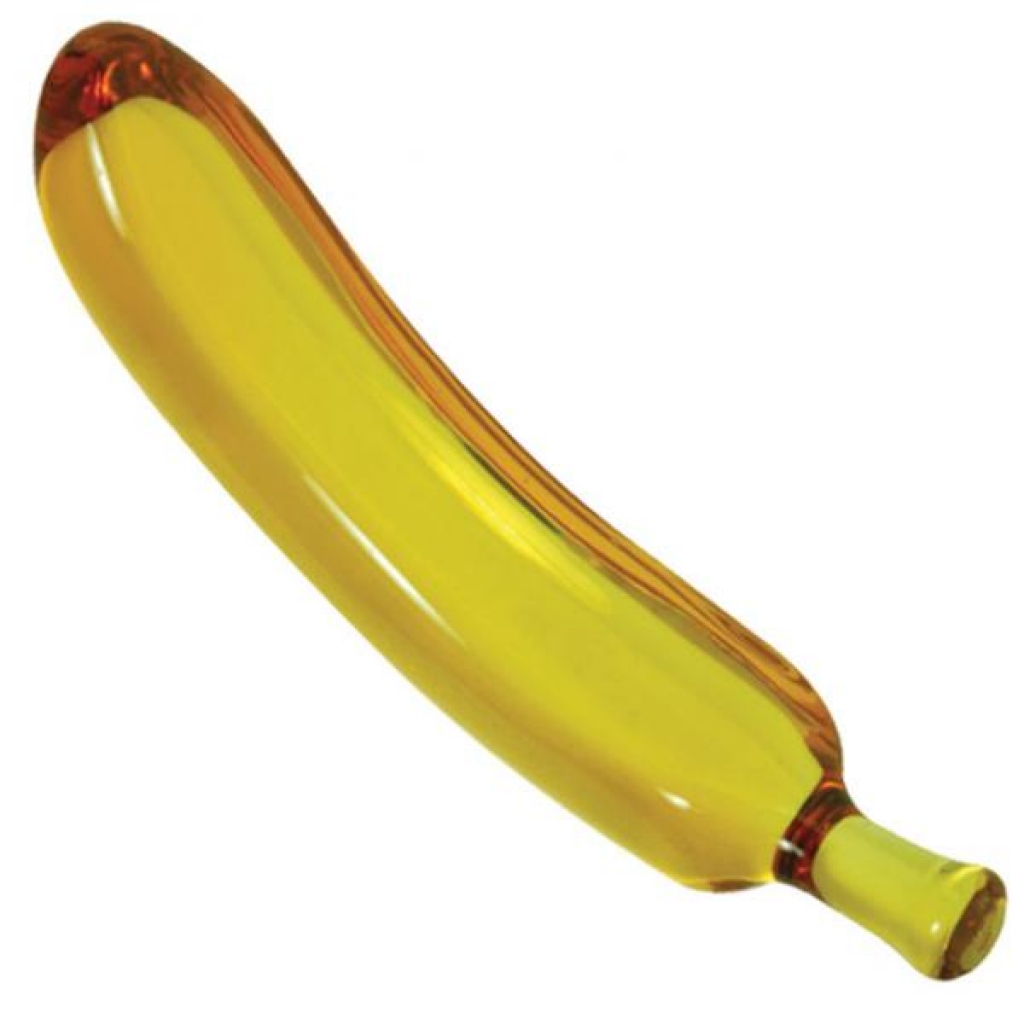 Glass Gem (amber Banana) - Harness & Dong Sets
