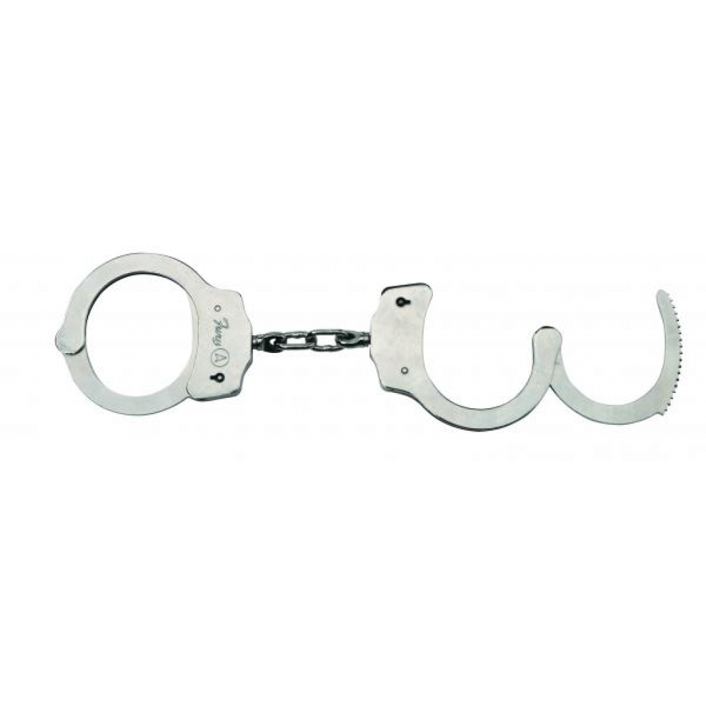 Nickel Coated Steel Handcuffs Double Locking - Handcuffs