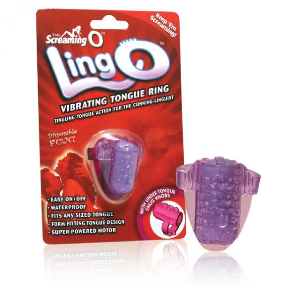 Screaming O The Lingo Vibrating Tongue Ring (box Of 12) - Finger Vibrators
