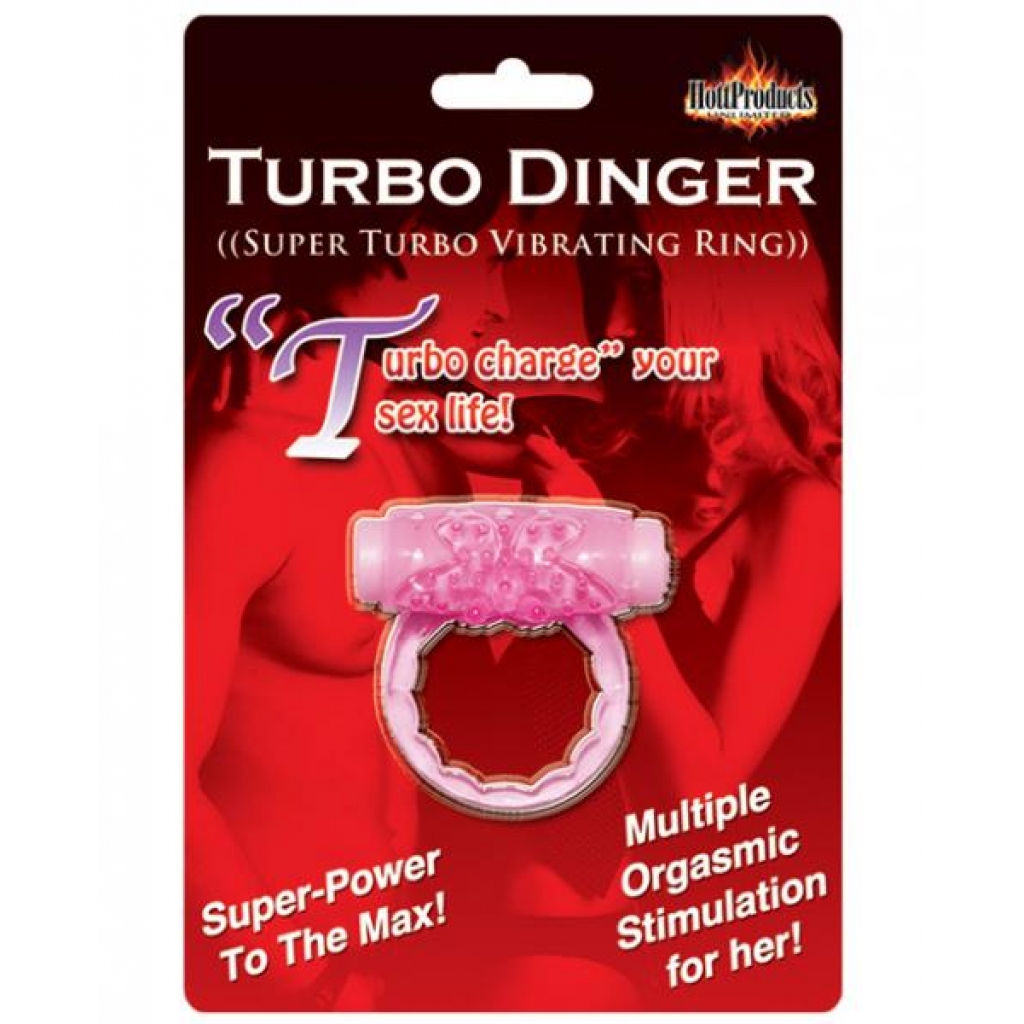 Humm Dinger Turbo Cock Ring Magenta - Couples Vibrating Penis Rings