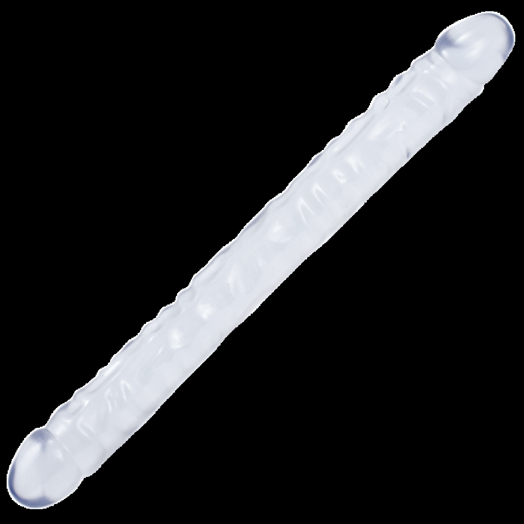 Double Dong 18 Inch - Clear - Double Dildos