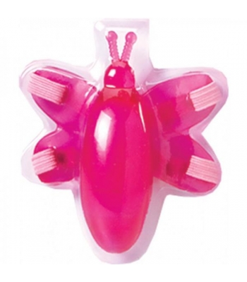 Dragonfly Fantasy Erotic Massager Pink - Hands Free Vibrators