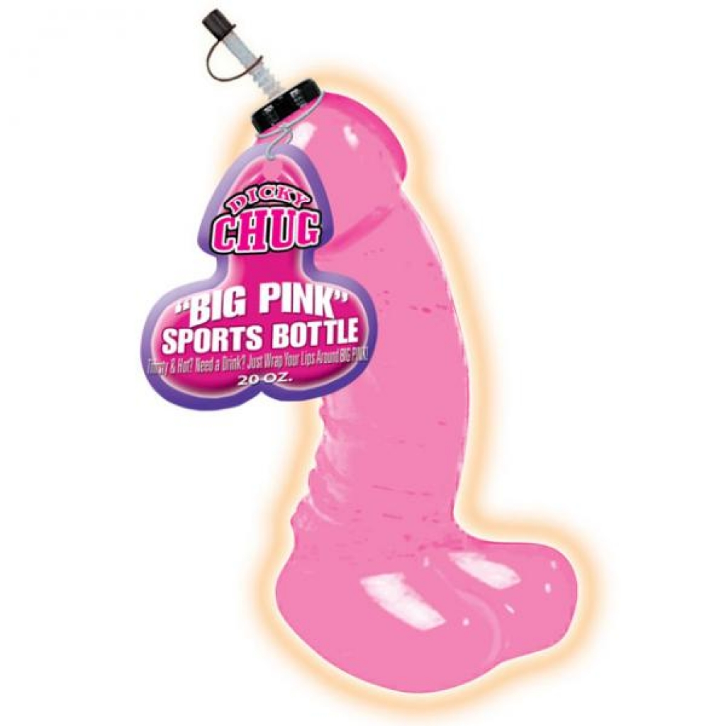 Jumbo Dicky Sports Bottle (pink) - Serving Ware