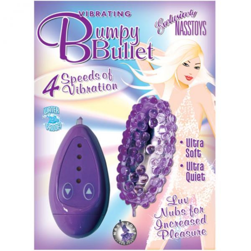 Vibrating Bumpy Bullet (purple) - Bullet Vibrators