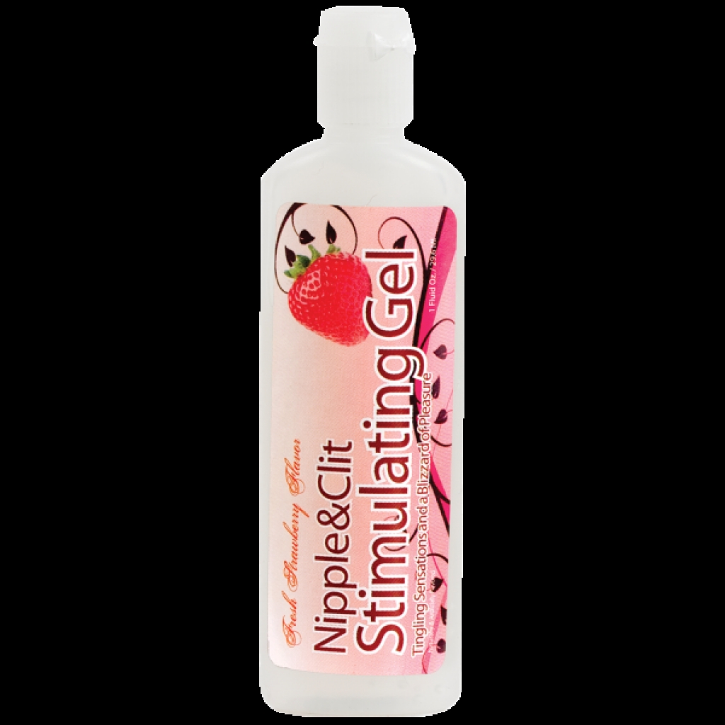 Nipple & Clit Stimulating Gel Strawberry 1oz - For Women