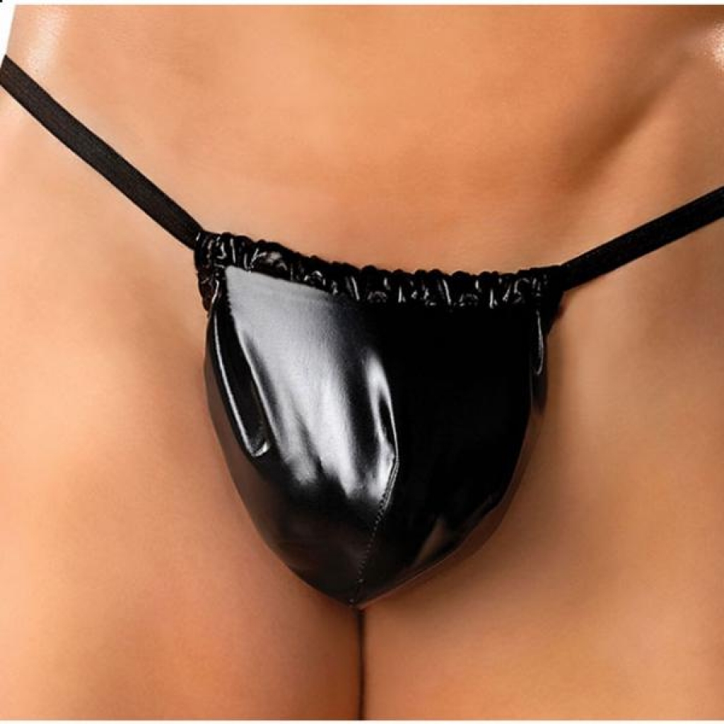 Male Power Liquid Onyx Posing Strap One Size Underwear - Mens Underwear