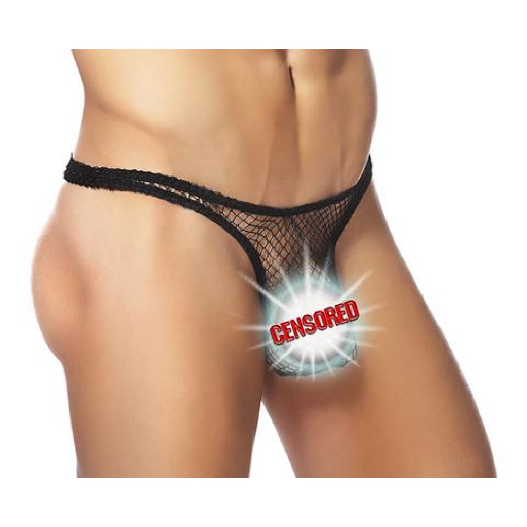 Male Power Stretch Net Bong Thong S/M Underwear - Mens Underwear