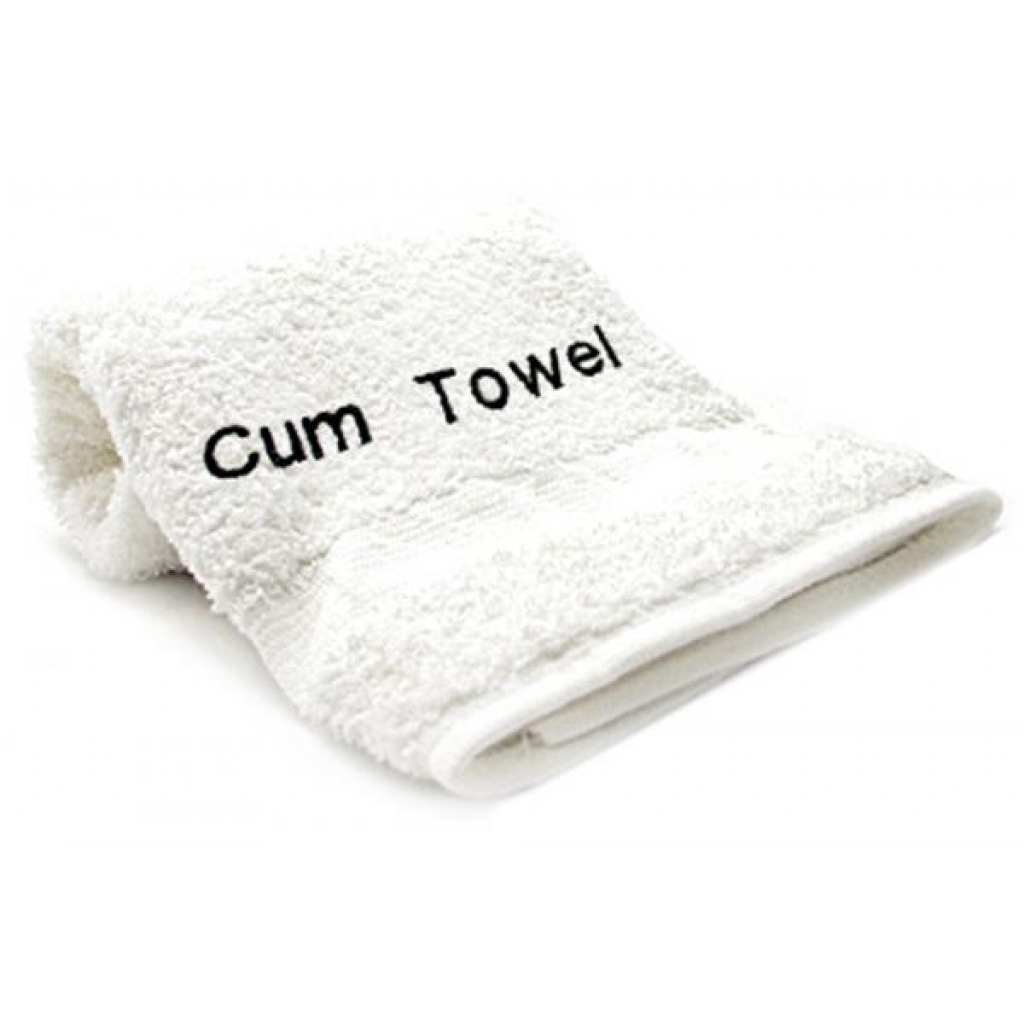 Towels With Attitude Cum Towel - Gag & Joke Gifts