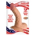 All American Whoppers 5in Curved Dong With Balls - Realistic Dildos & Dongs