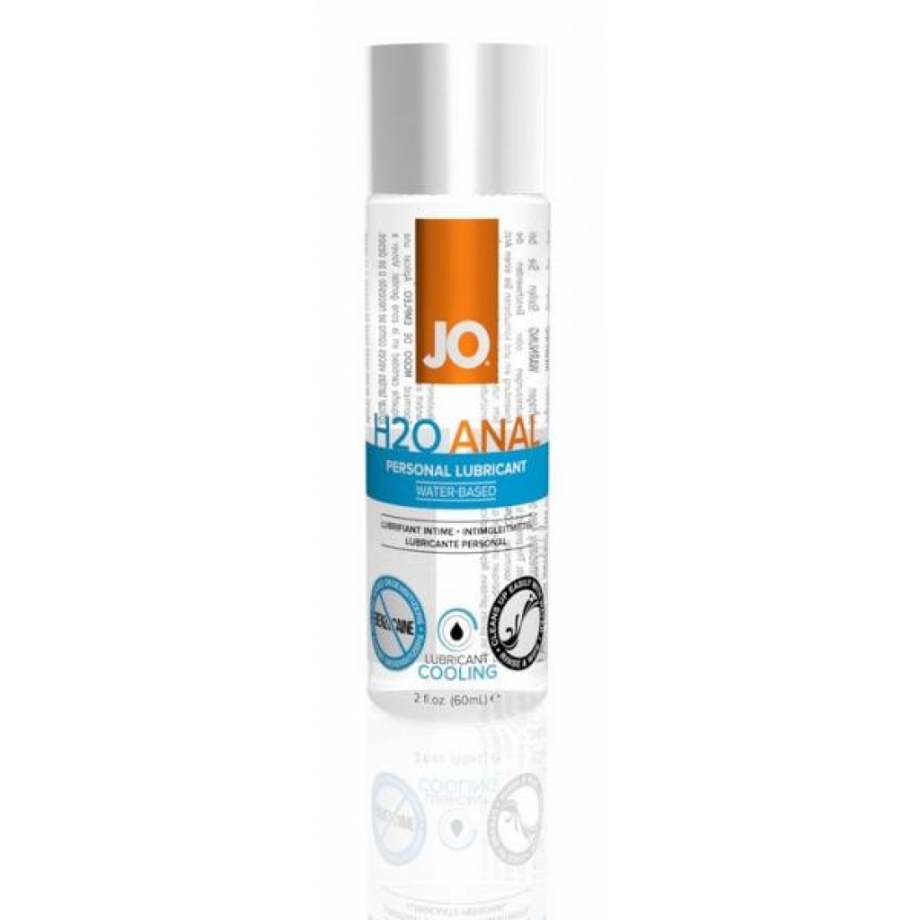 JO Anal H2O Cool Lubricant 2 oz - Anal Lubricants